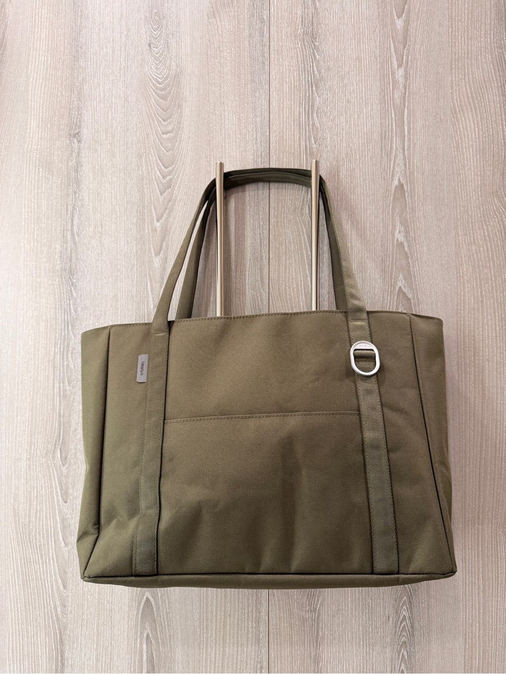 Orbitkey 16L Daily Olive Green Tote Bag with Shoulder Straps
